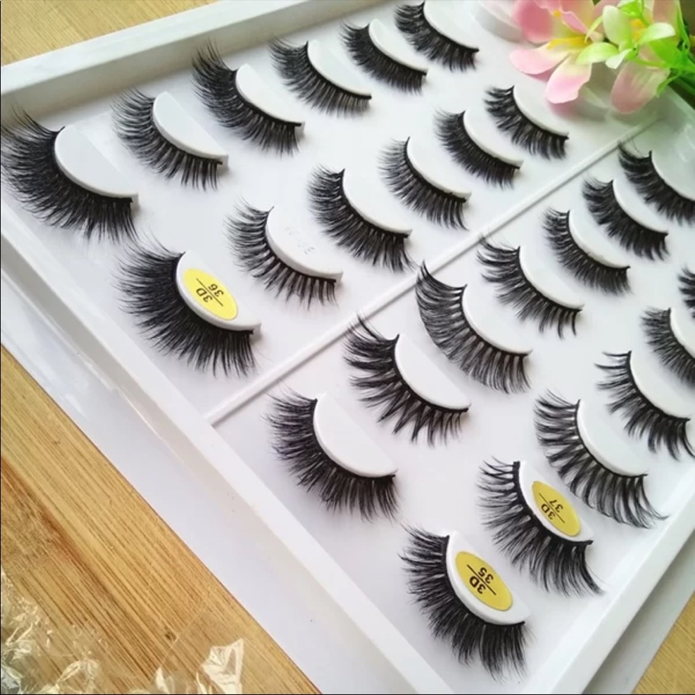 Customized 10 style Siberian real 3D lashes